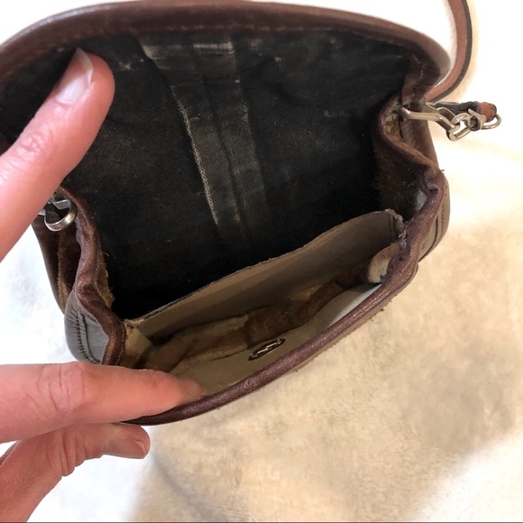 Vintage Eberle Brazil Brown Leather Mini Crossbody - Picture 7 of 8